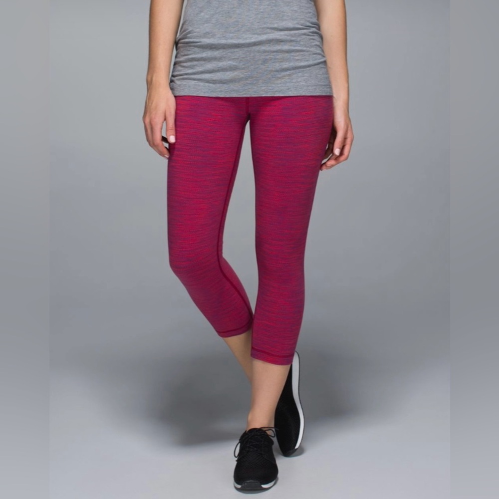 Lululemon Wunder Under Crop Leggings